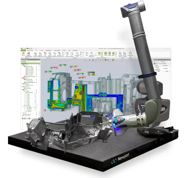 Geomagic Control X를 사용한 스캔 기반 및 휴대용 CMM 검사